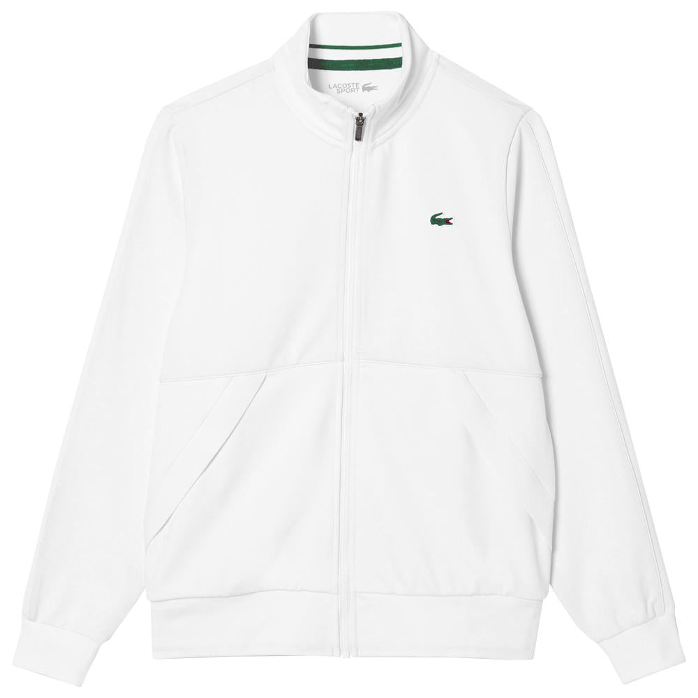 Lacoste ホワイト ジップアップジャケット トラックジャケット ジャージ Lacoste Men's Sport Full Zip Jacket - White – Merchant of Pickleball