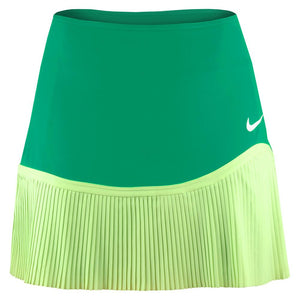 Nike Women's Slam Advantage Pleated Skirt - Stadium Green/ Barely Volt
