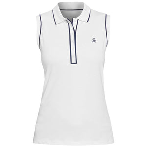Penguin Women's Veronica Sleeveless Polo - Bright White