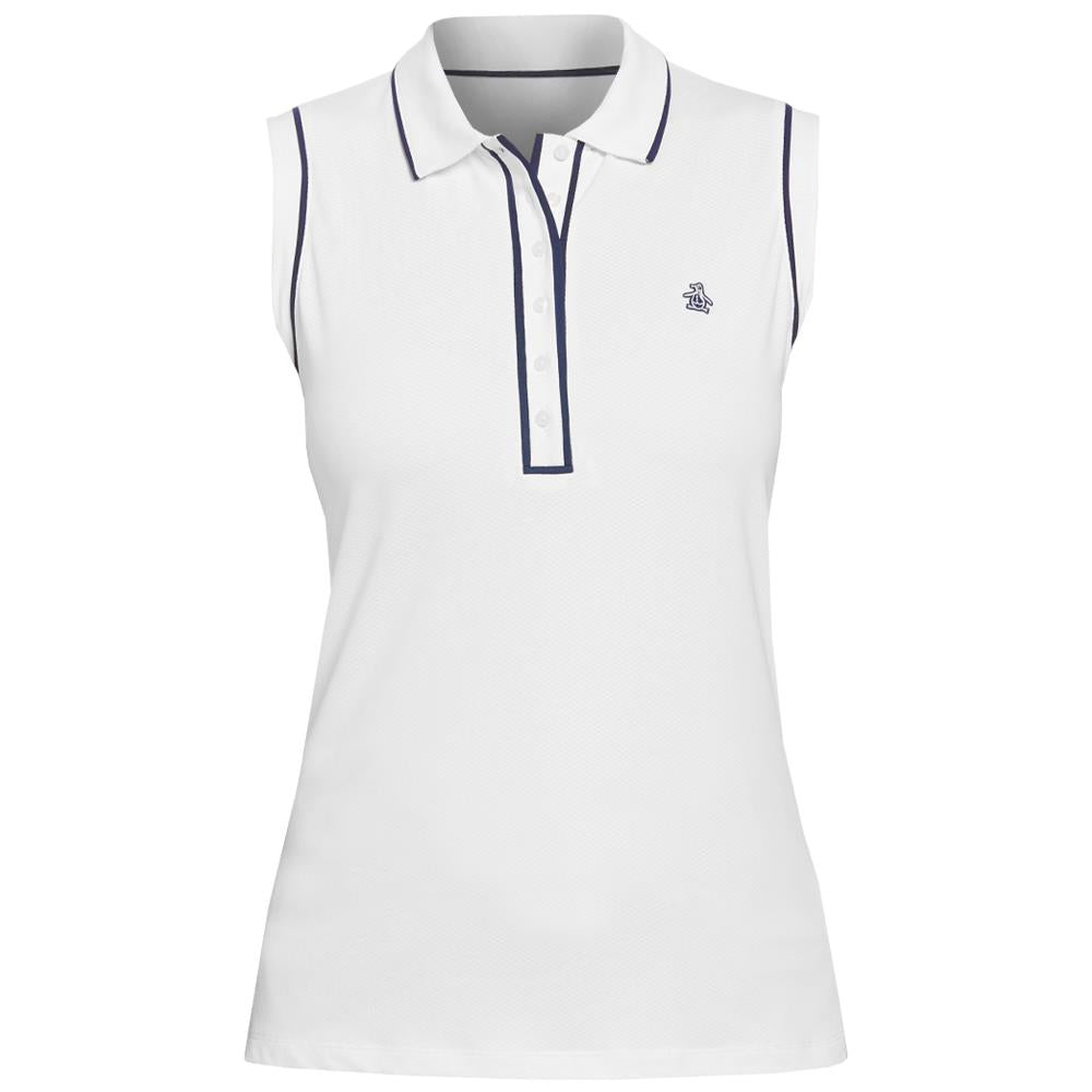 Penguin Women's Veronica Sleeveless Polo - Bright White