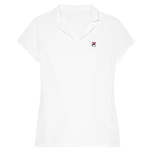Fila Women's Essentials Short Sleeve Polo - White