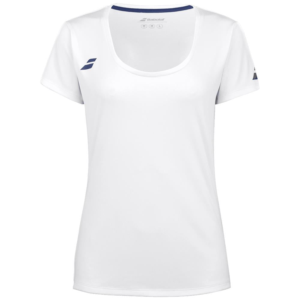 Babolat Girls Play Cap Sleeve Top - White