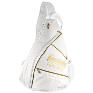 Franklin Pickleball Sling Bag - White/Gold