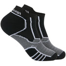 Thorlo Experia Prolite Ultra-Light Cushion No-Show Socks - Black/White