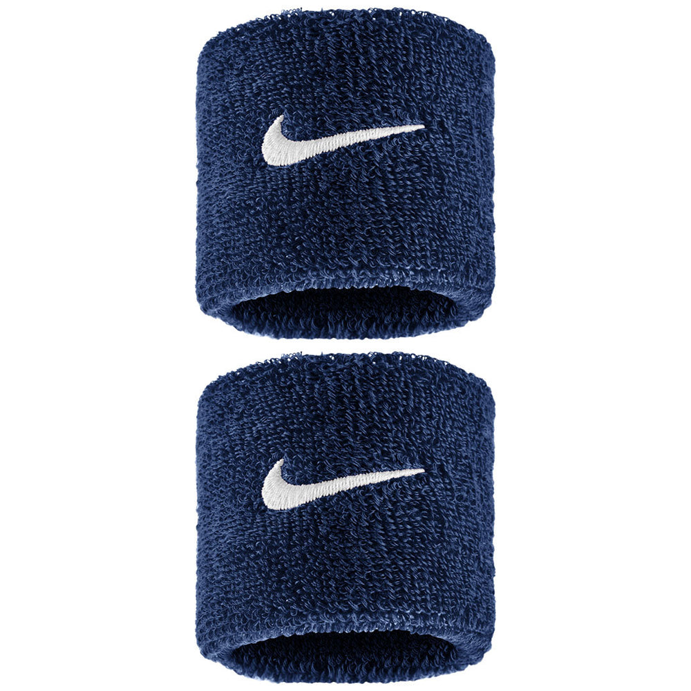 Nike Swoosh Classic Wristband 2 Pack - College Navy