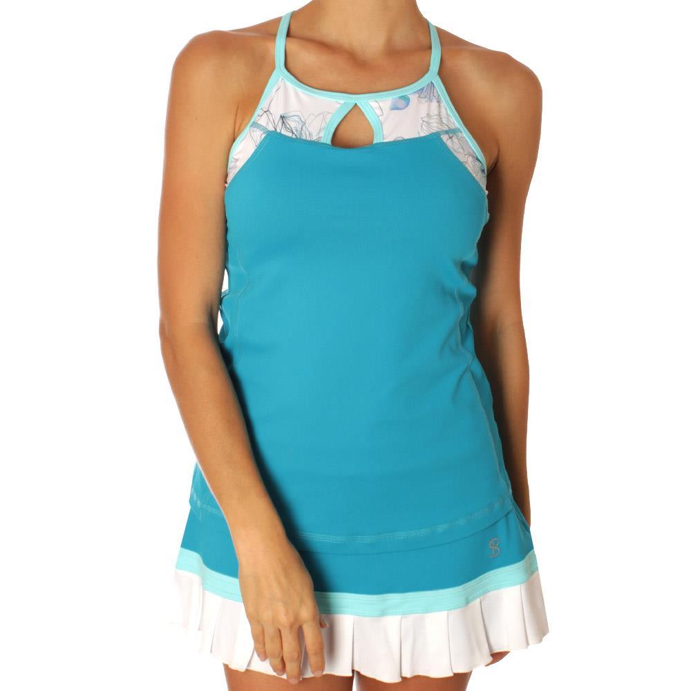 Sofibella Women's Harmonia 12" Pleated Skort - Surf