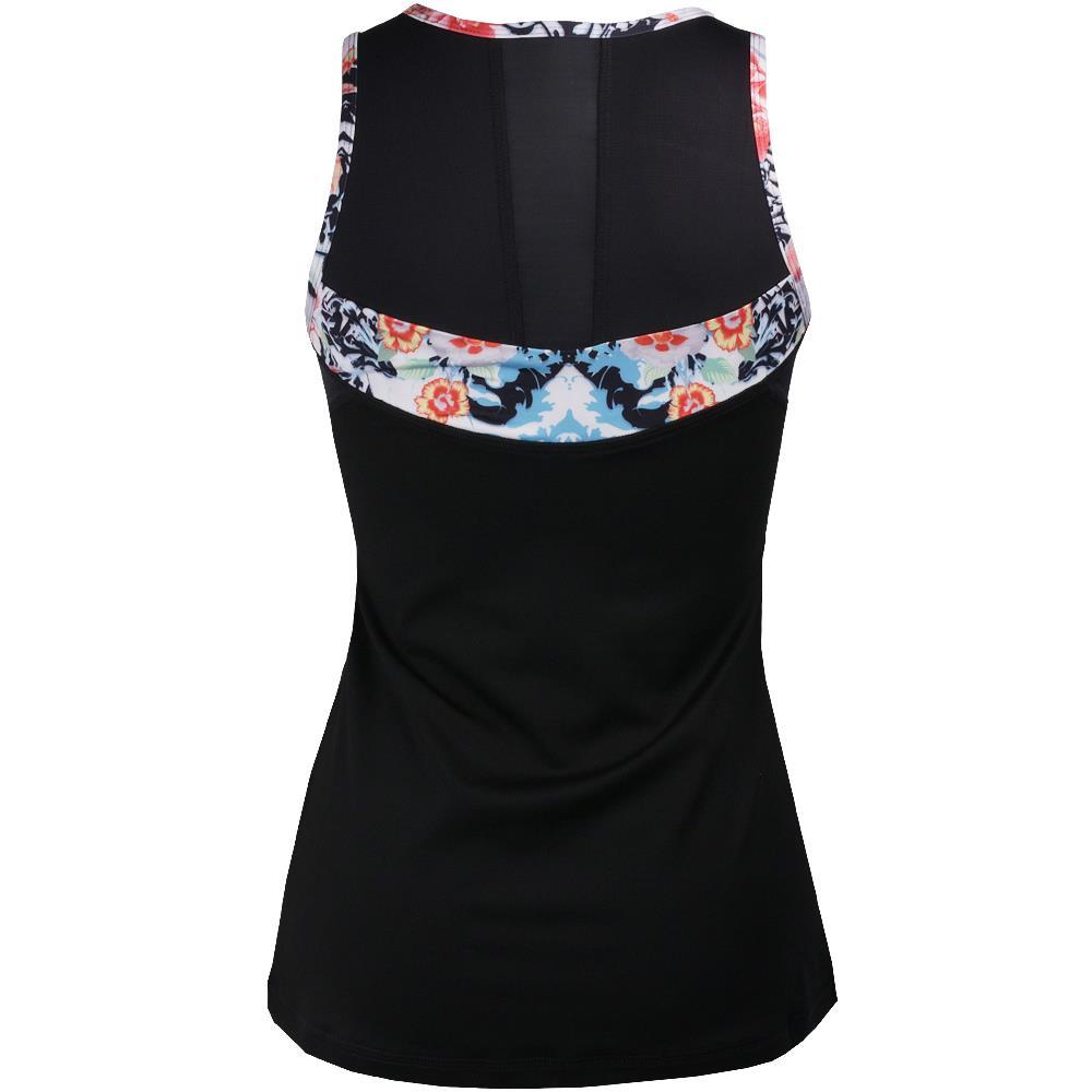 Sofibella Women's Melbourne Current Tank - Black/Victoria Print