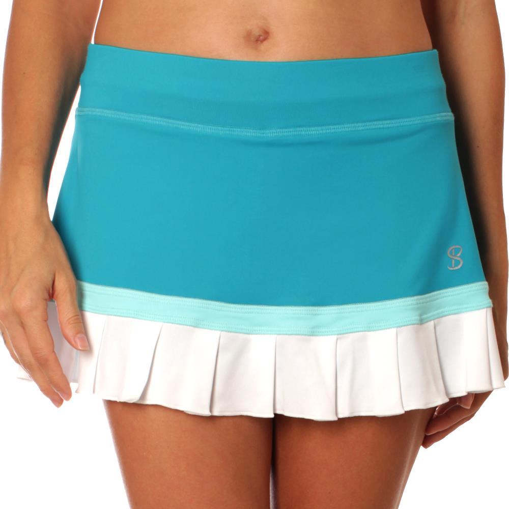 Sofibella Women's Harmonia 12" Pleated Skort - Surf