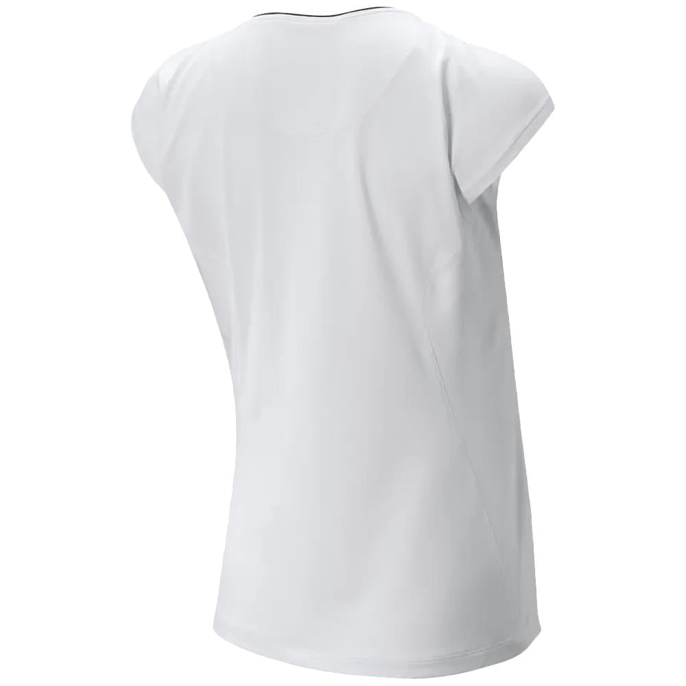New Balance Women's Rally Cap Sleeve Top - White