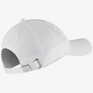 Nike Junior H86 Metal Swoosh Hat - White/Metallic Silver