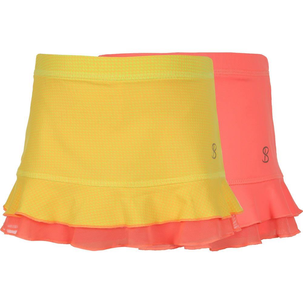 Sofibella Girls Checkmate Double Ruffle Skort
