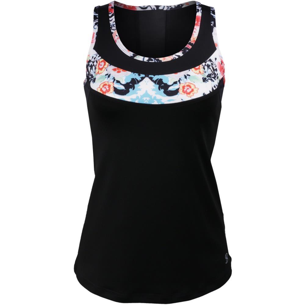 Sofibella Women's Melbourne Current Tank - Black/Victoria Print