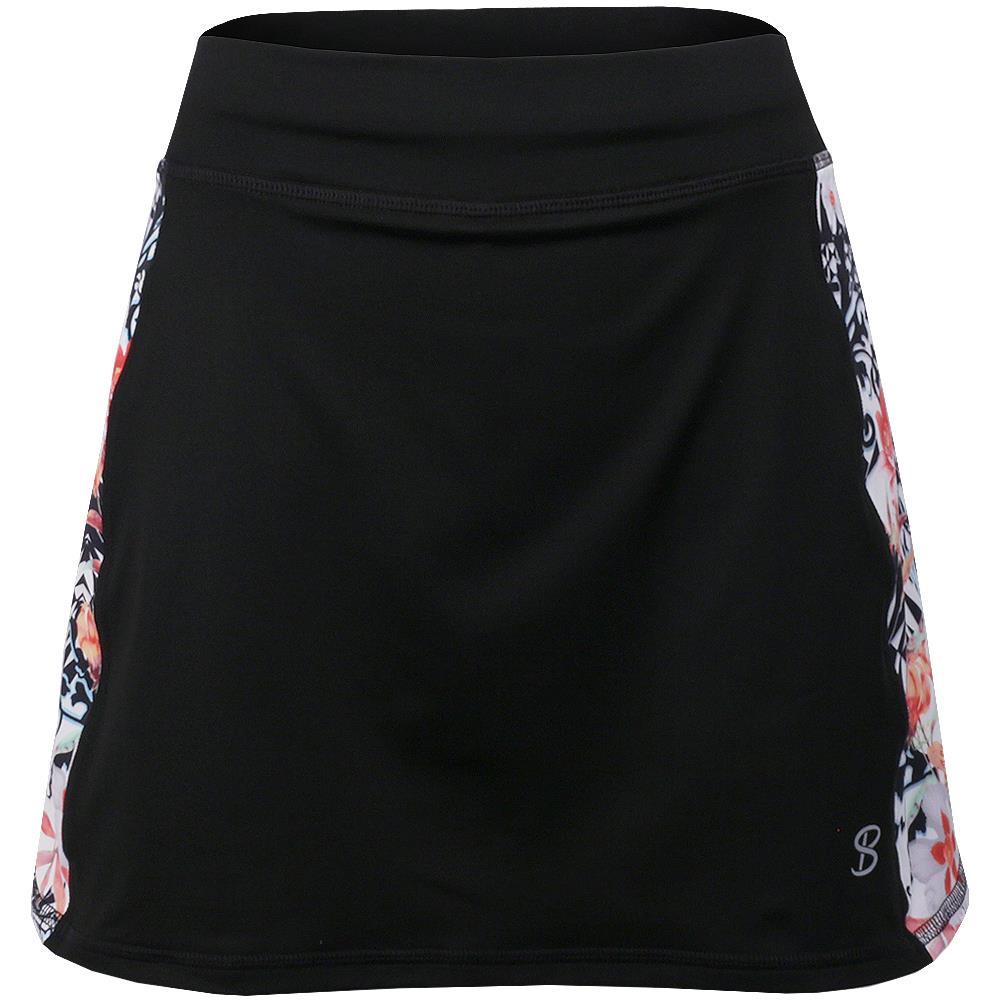 Sofibella Women's Melbourne Side to Side 15" Skort - Black/Victoria Print