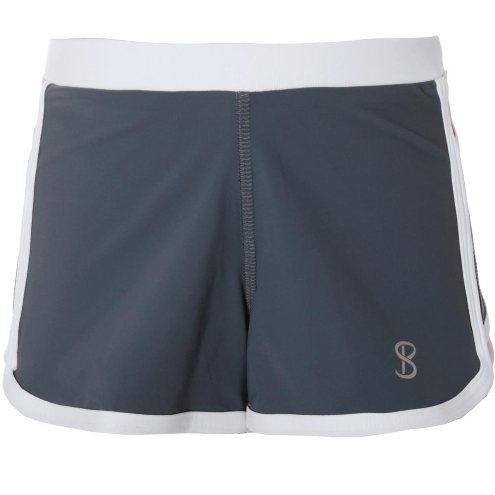 Sofibella Girls Singapore Retro Shorts - Steel Grey