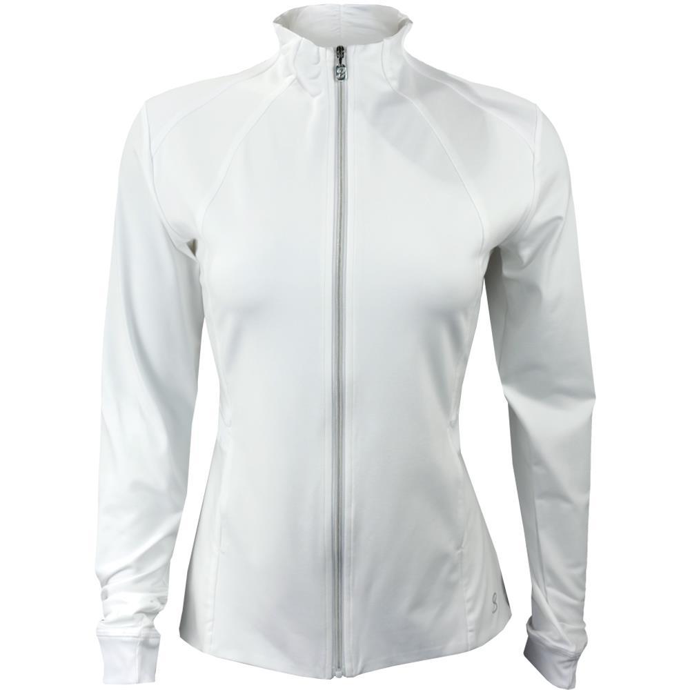Sofibella Girls Athena Pleated Peplum Jacket - White