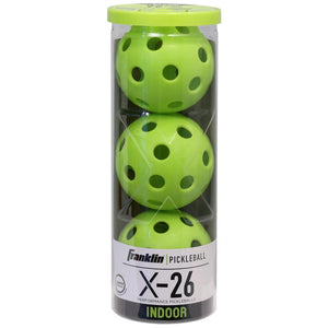 Franklin Pickleball X-26 Indoor 3 Pack - Lime Green