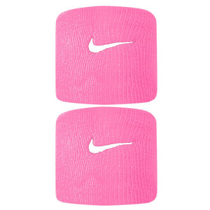 Nike Swoosh Premier DriFit Wristbands - Pink Glow/White